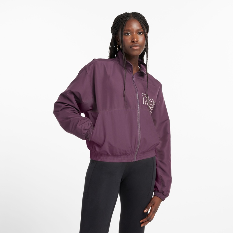 New Balance Women’s Color Blocked Graphic Woven Jacket
