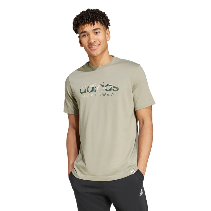 adidas Men’s Camo Linear Graphic T-Shirt