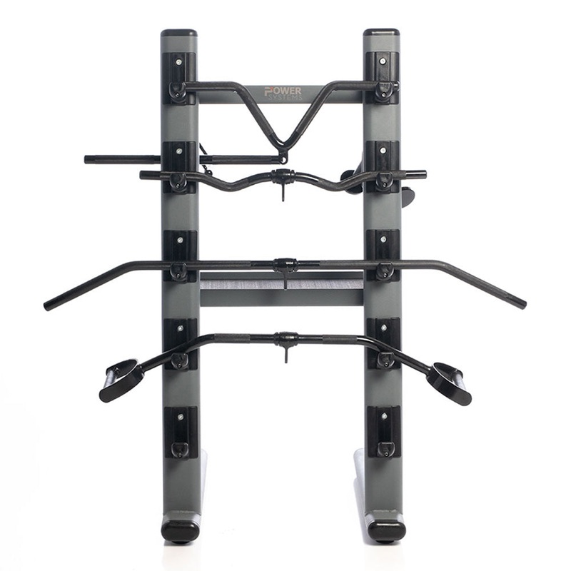 Power Systems Black Chrome Cable Attachments Bar and Accessory Rack with Attachments