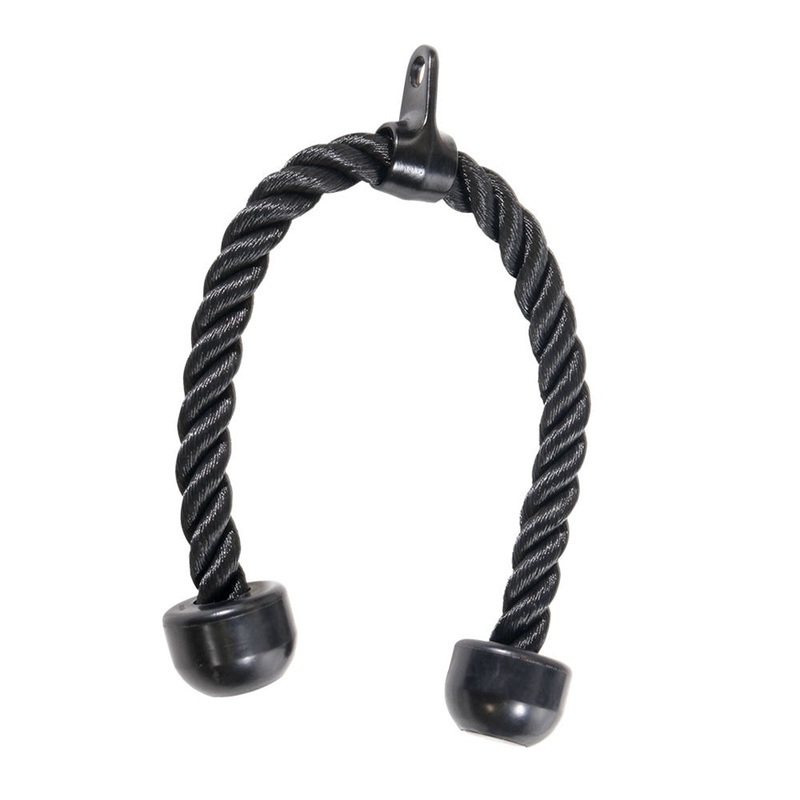 Power Systems Pro Tricep Rope|Black