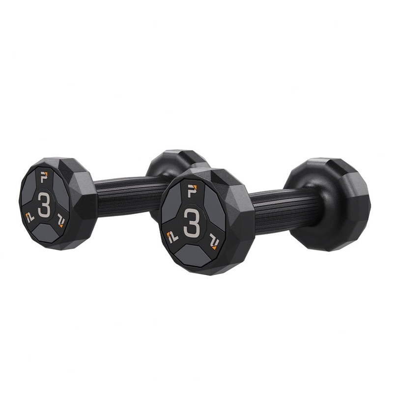 Power Systems Urethane Cardio Dumbbell Gray