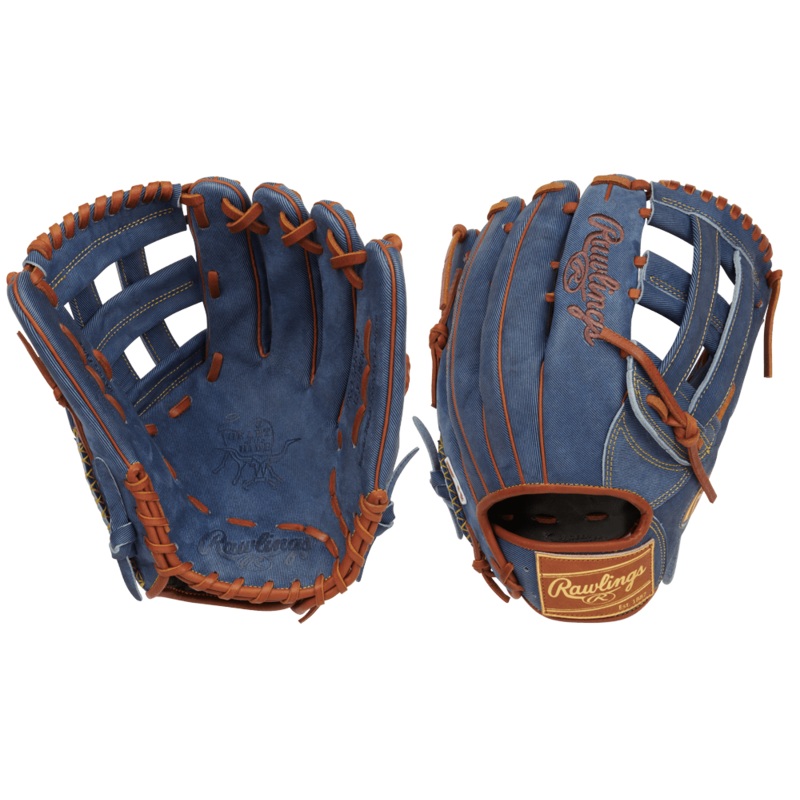 Rawlings Heart of the Hide Pro Label Denim 12.75 Baseball Glove