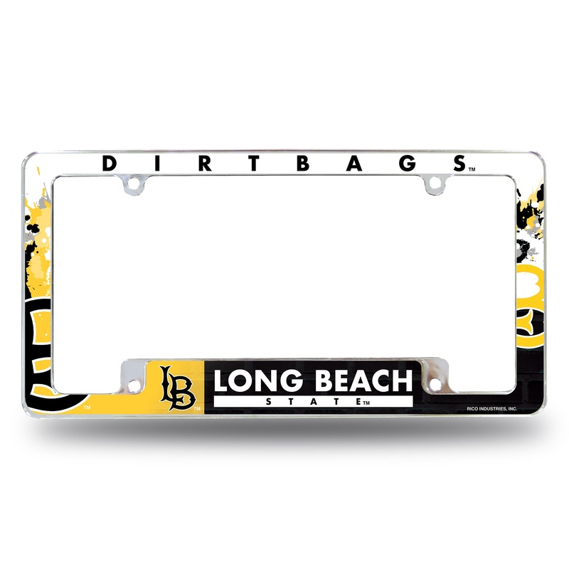 NCAA Cal State – Long Beach State All Over Chrome License Plate Frame