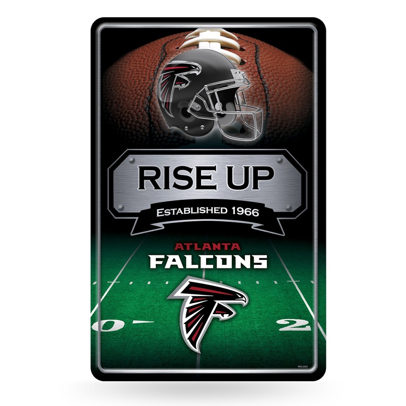 NFL Atlanta Falcons Large Metal Sign
