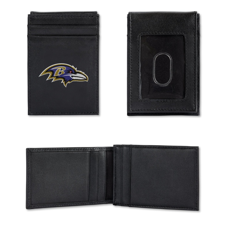NFL Baltimore Ravens Embroidered Front Pocket Wallet