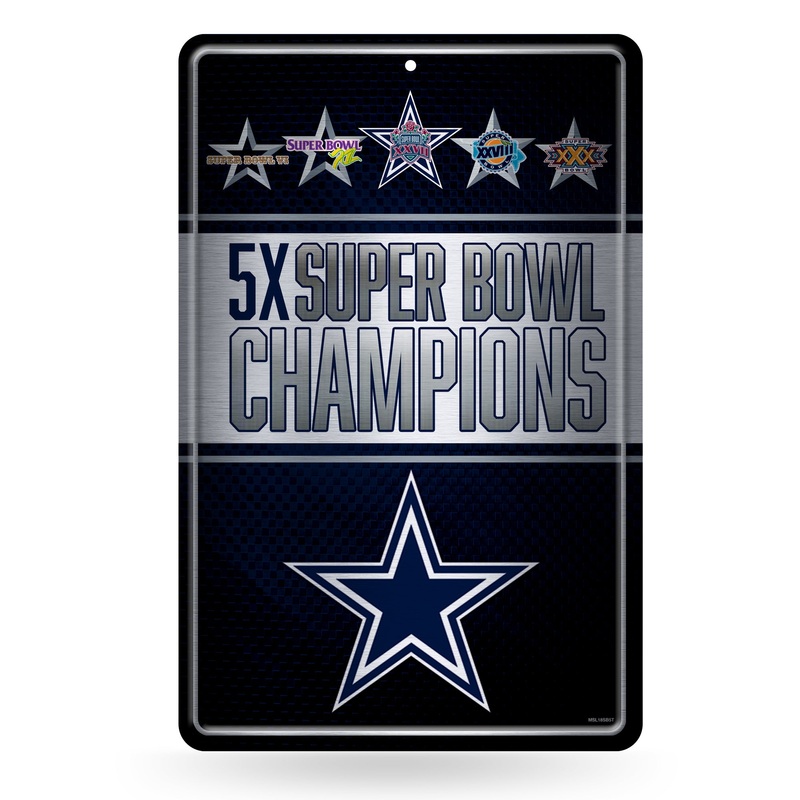 NFL Dallas Cowboys Large Metal Sign
