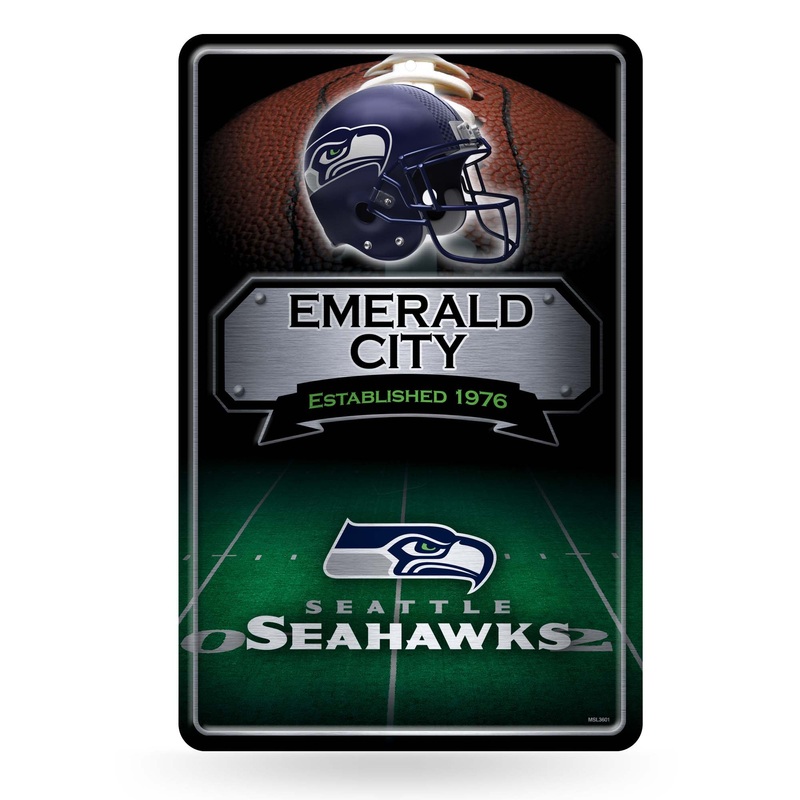 NFL Seattle Seahawks Large Metal Sign