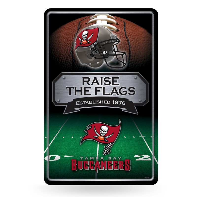 NFL Tampa Bay Buccaneers Large Metal Sign