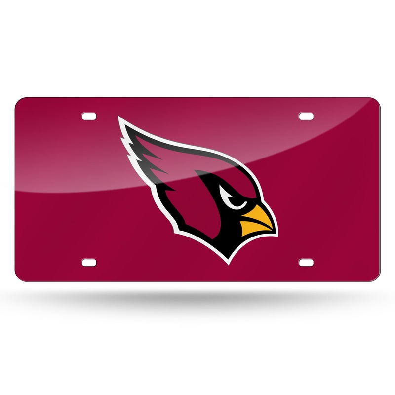 NFL Arizona Cardinals Laser Cut License Plate Tag