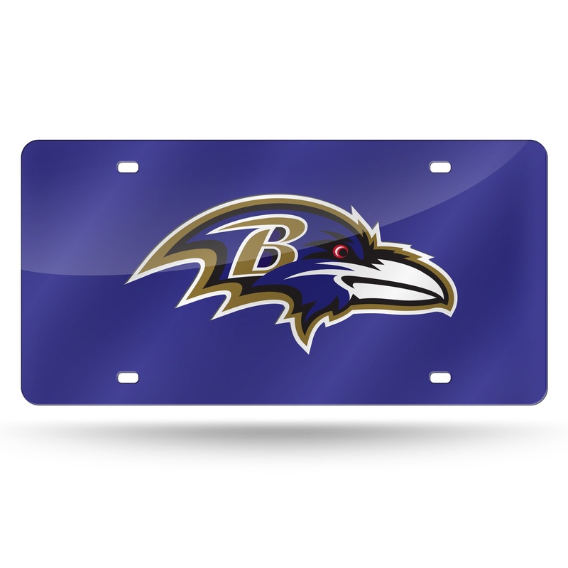 NFL Baltimore Ravens Laser Cut Automobile Tag