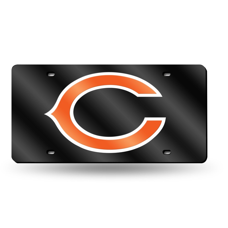 NFL Chicago Bears Laser Cut License Plate Tag