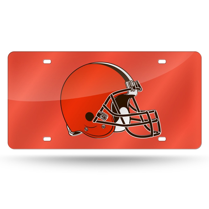 NFL Cleveland Browns Laser Cut License Plate Tag