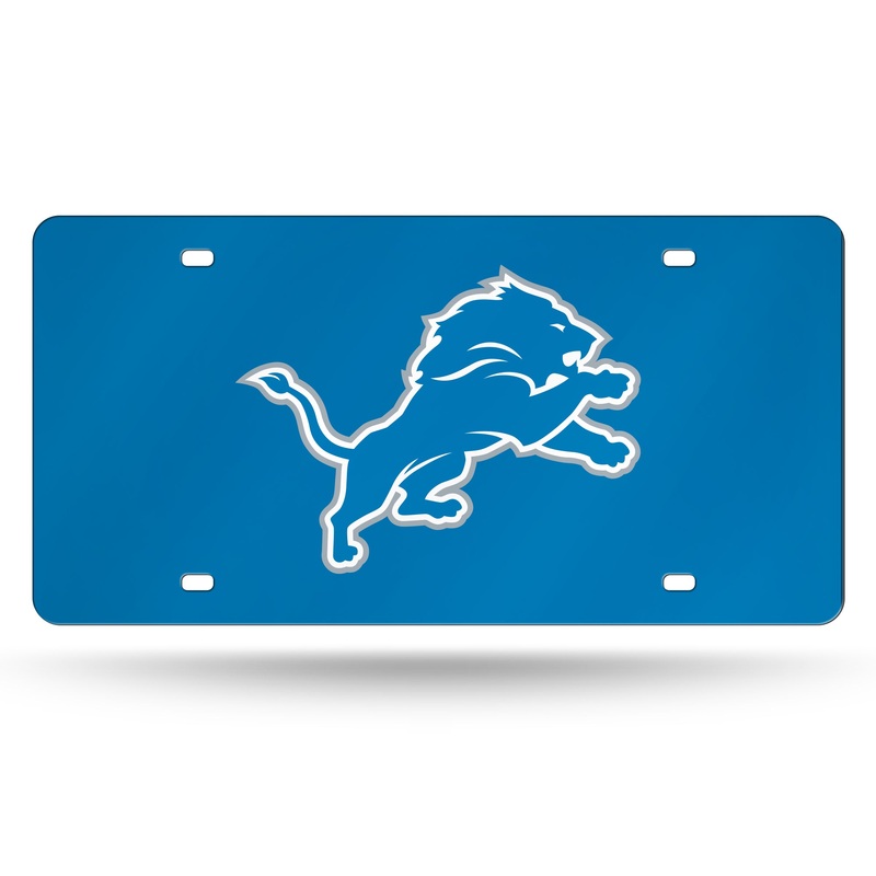 NFL Detroit Lions Laser Cut License Plate Tag