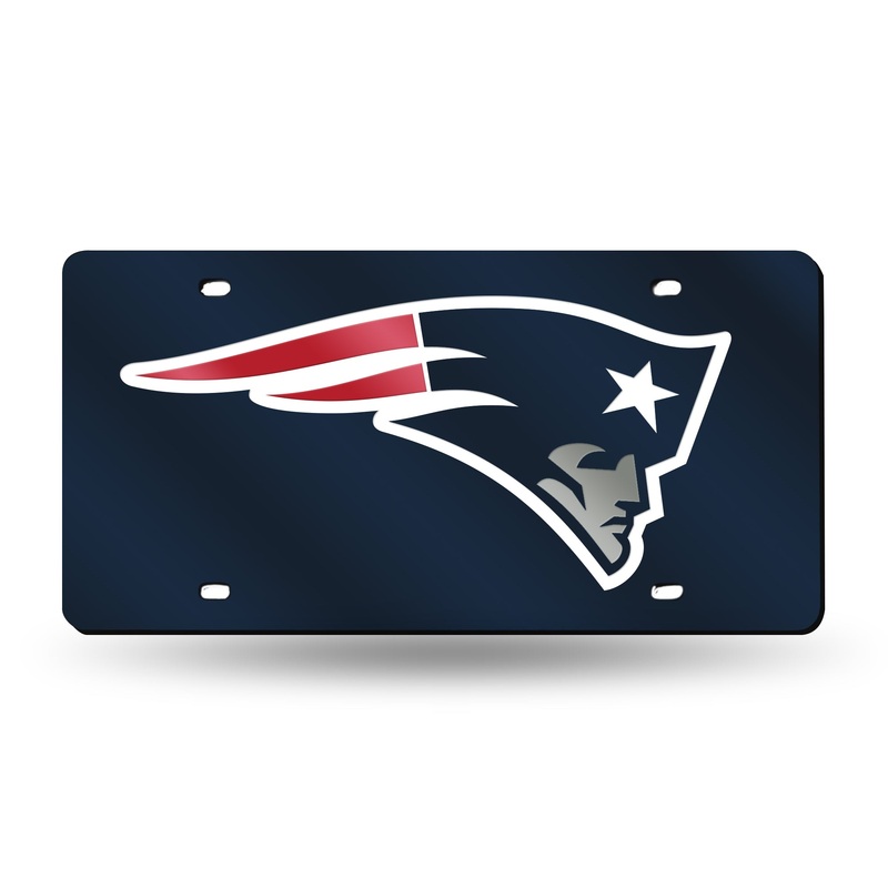 NFL New England Patriots Laser Cut License Plate Tag