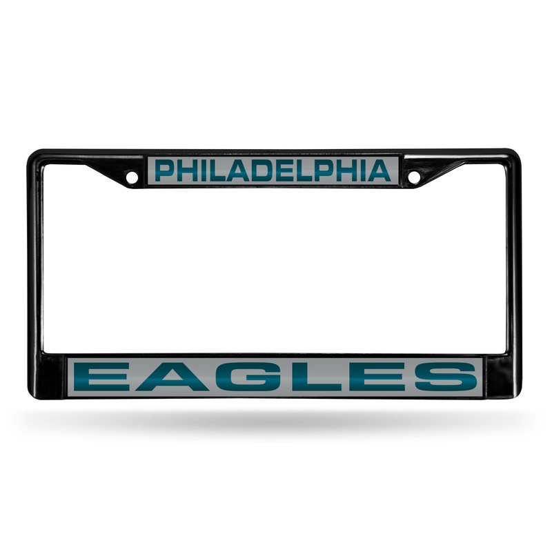 NFL Philadelphia Eagles Laser Cut Chrome License Plate Frame