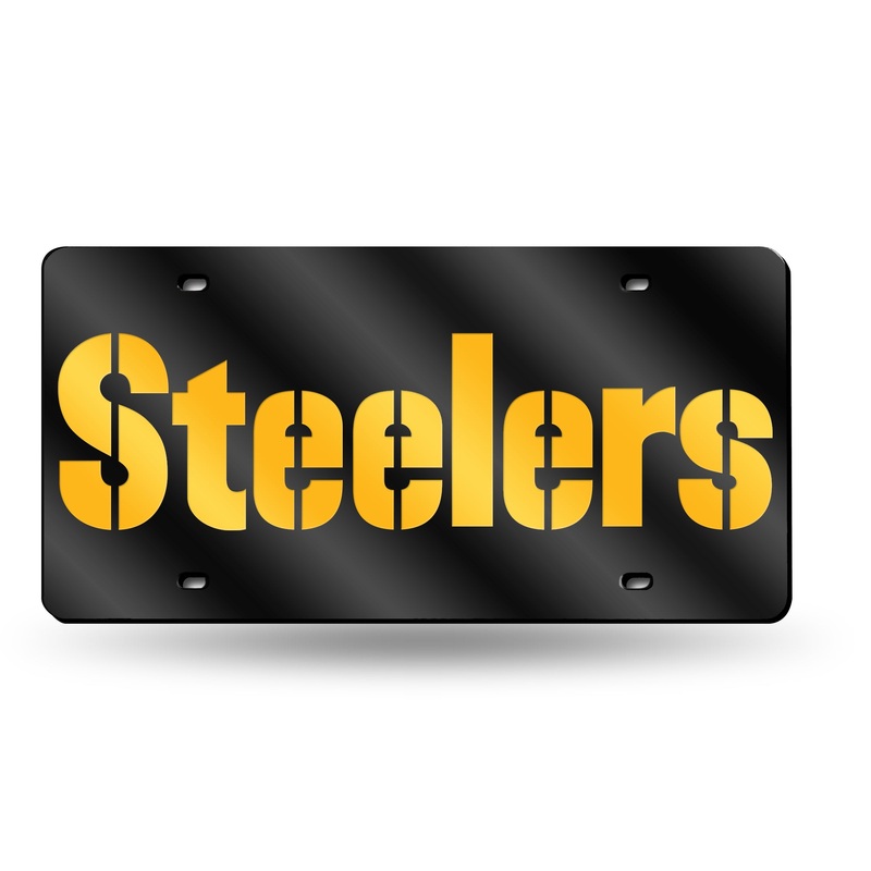 NFL Pittsburgh Steelers Laser Cut License Plate Tag