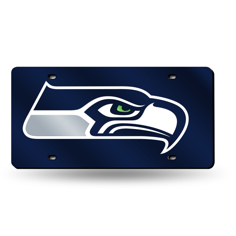NFL Seattle Seahawks Laser Cut Automobile Tag