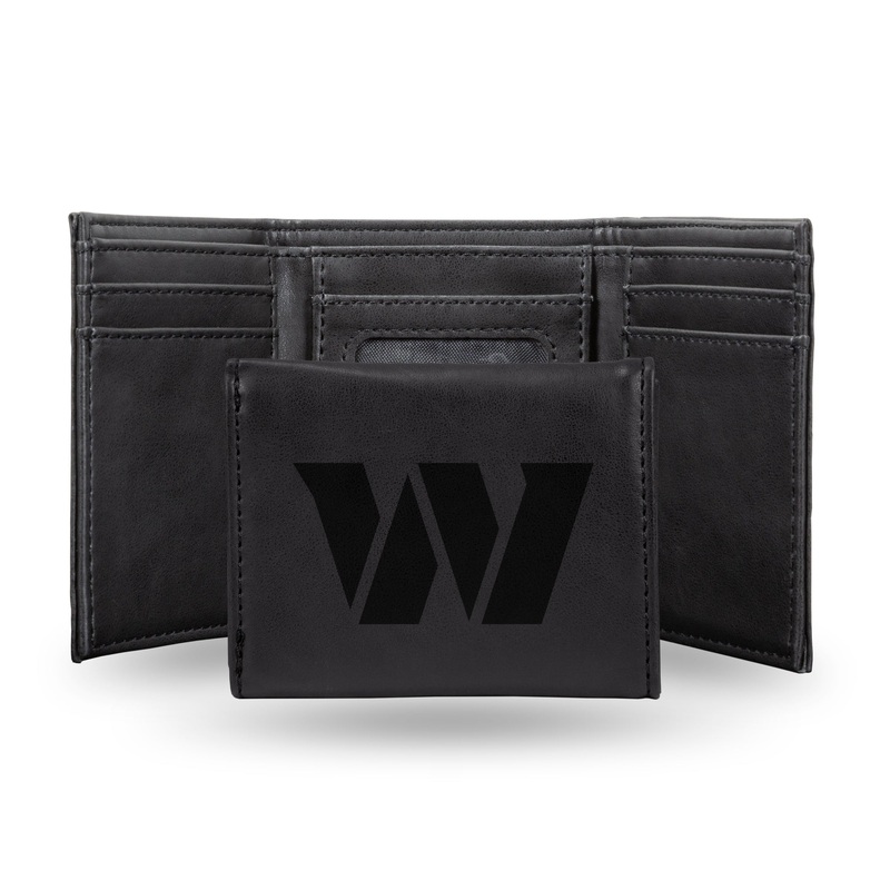 NFL Washington Commanders Laser Engraved Trifold Wallet