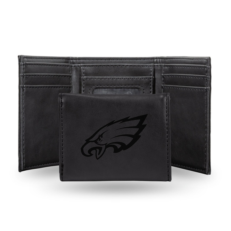 NFL Philadelphia Eagles Laser Engraved Trifold Wallet