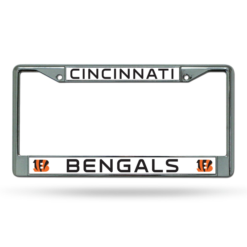 NFL Cincinnati Bengals Chrome License Plate Frame