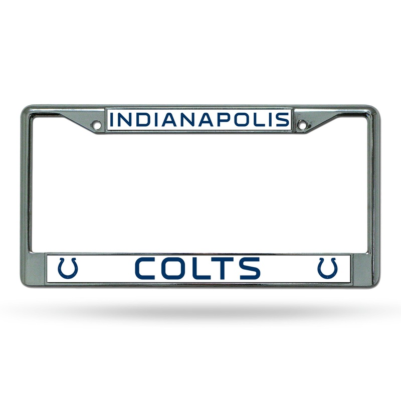 NFL Indianapolis Colts Chrome License Plate Frame