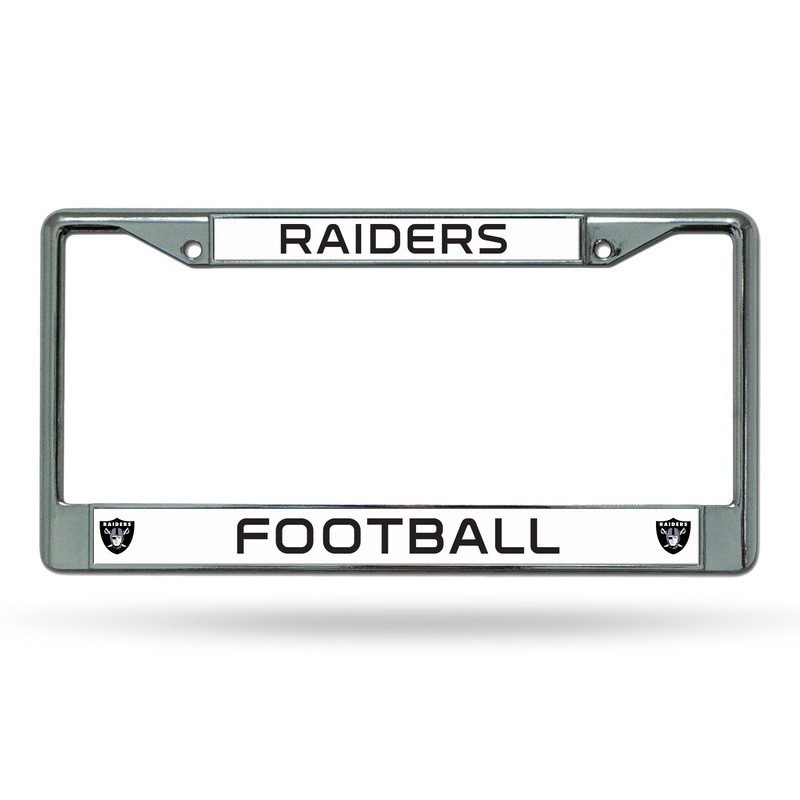 NFL Las Vegas Raiders Chrome License Plate Frame