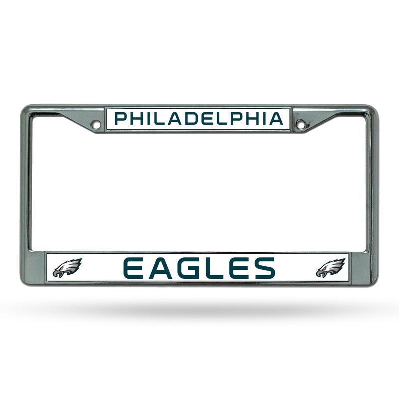 NFL Philadelphia Eagles Chrome License Plate Frame