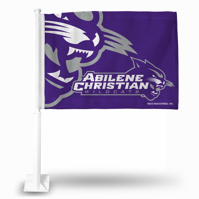 NCAA Abilene Christian Wildcats Car Flag
