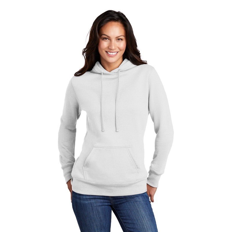 Port & Company  Women’s Core Fleece Pullover Hooded Sweatshirt
