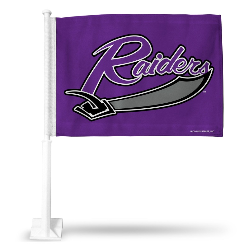 NCAA Mount Union Purple Raiders Car Flag