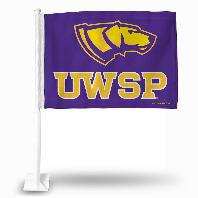 NCAA Wisconsin-Stevens Point Pointers Car Flag