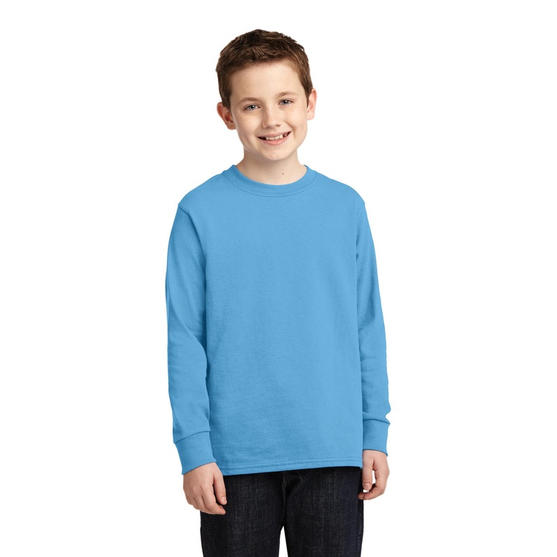 Port & Company – Youth Long Sleeve Core Cotton Tee