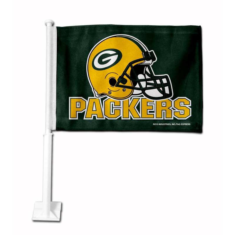 NFL Green Bay Packers Car Flag