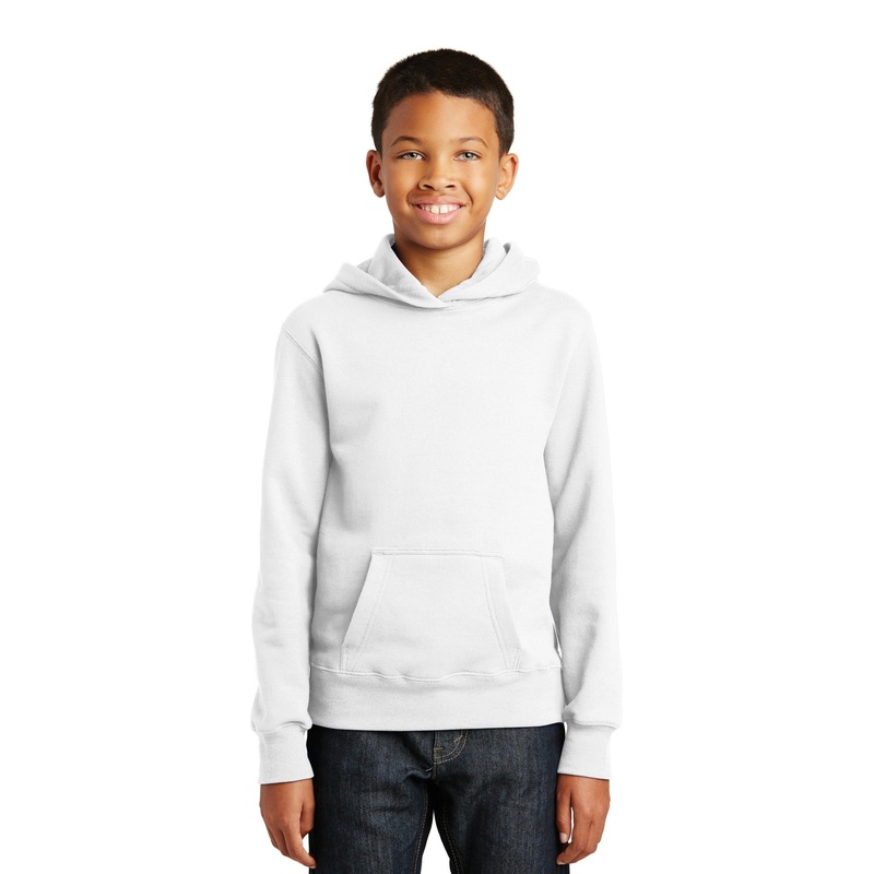 Port & Company – Youth Fan Favorite Fleece Pullover Hooded Sweatshirt