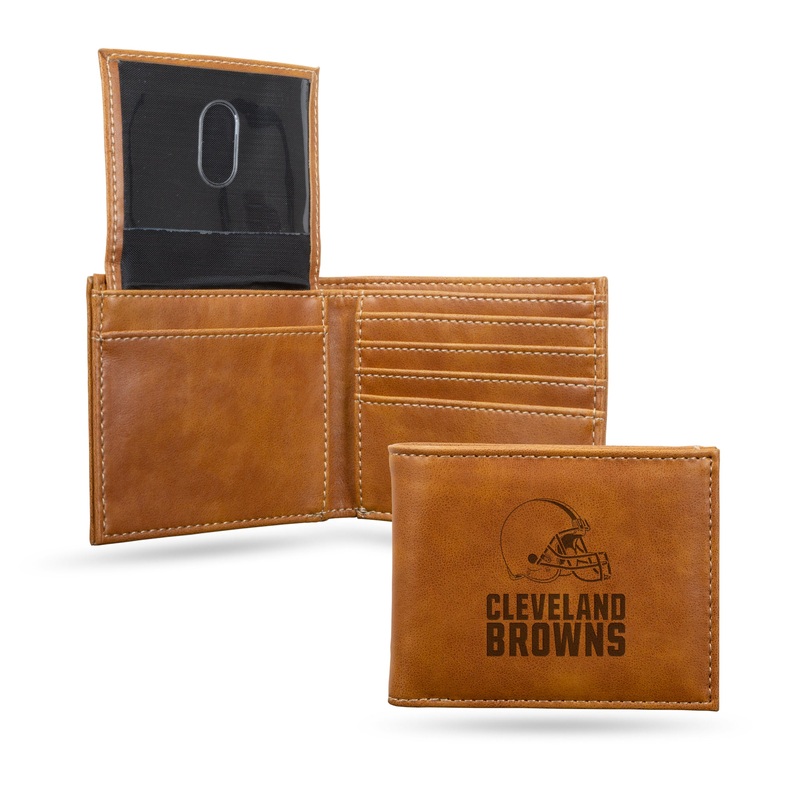 NFL Cleveland Browns Laser Engraved Bill-Fold