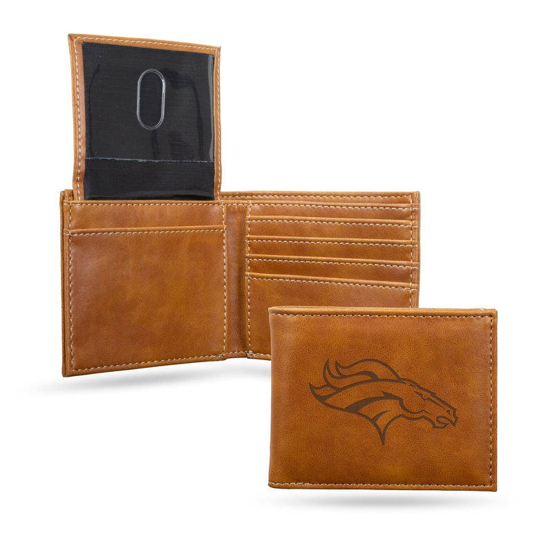 NFL Denver Broncos Laser Engraved Bill-Fold