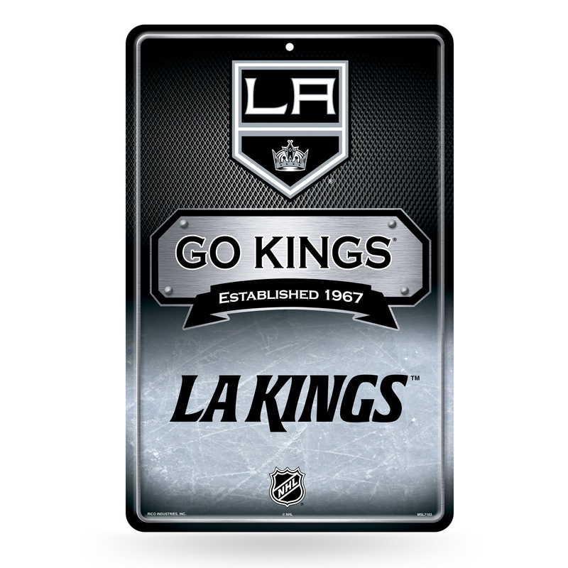 NHL Los Angeles Kings Large Metal Sign