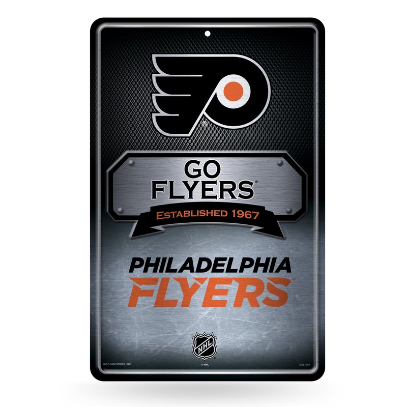NHL Philadelphia Flyers Large Metal Sign