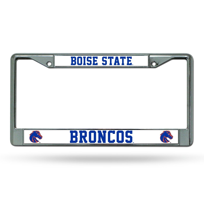 NCAA Boise State Broncos Chrome License Plate Frame