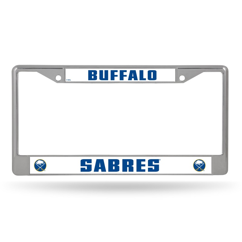 NHL Buffalo Sabres Chrome License Plate Frame