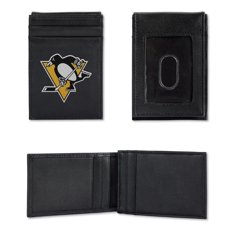NHL Pittsburgh Penguins Embroidered Front Pocket Wallet