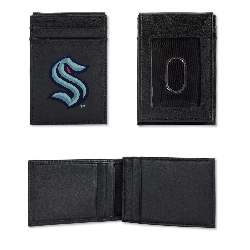 NHL Seattle Kraken Embroidered Front Pocket Wallet