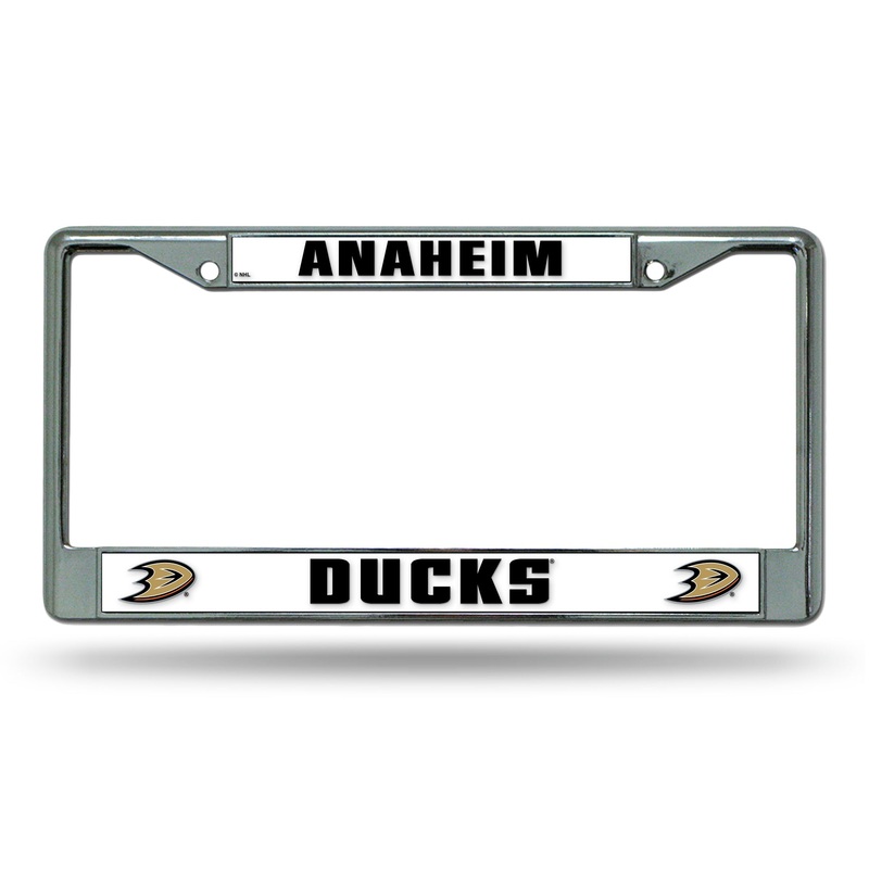 NHL Anaheim Ducks Chrome License Plate Frame