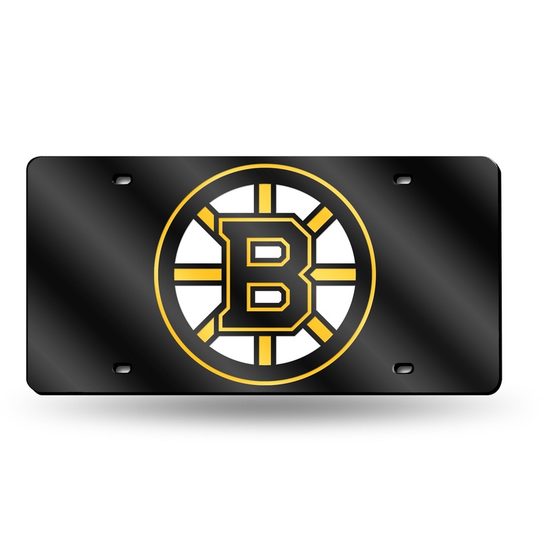 NHL Boston Bruins Laser Cut Automobile Tag