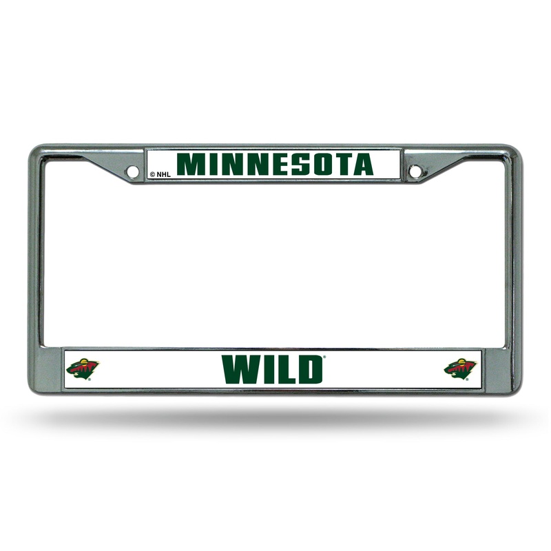 NHL Minnesota Wild Chrome License Plate Frame