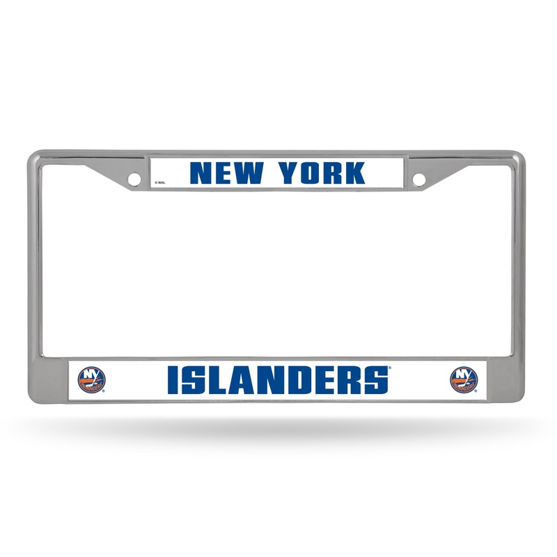 NHL New York Islanders Chrome License Plate Frame