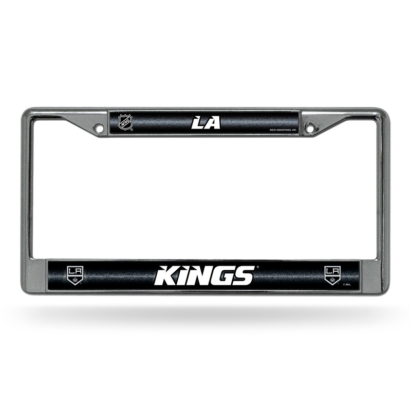 NHL Los Angeles Kings Chrome Glitter License Plate Frame