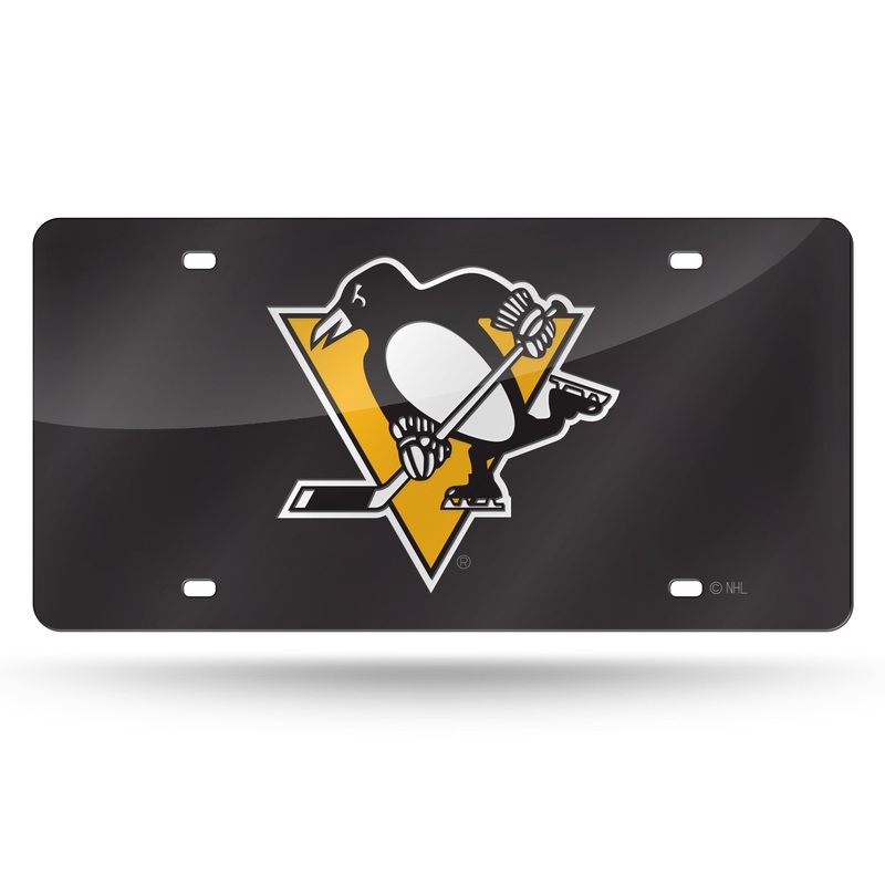 NHL Pittsburgh Penguins Laser Cut Automobile Tag