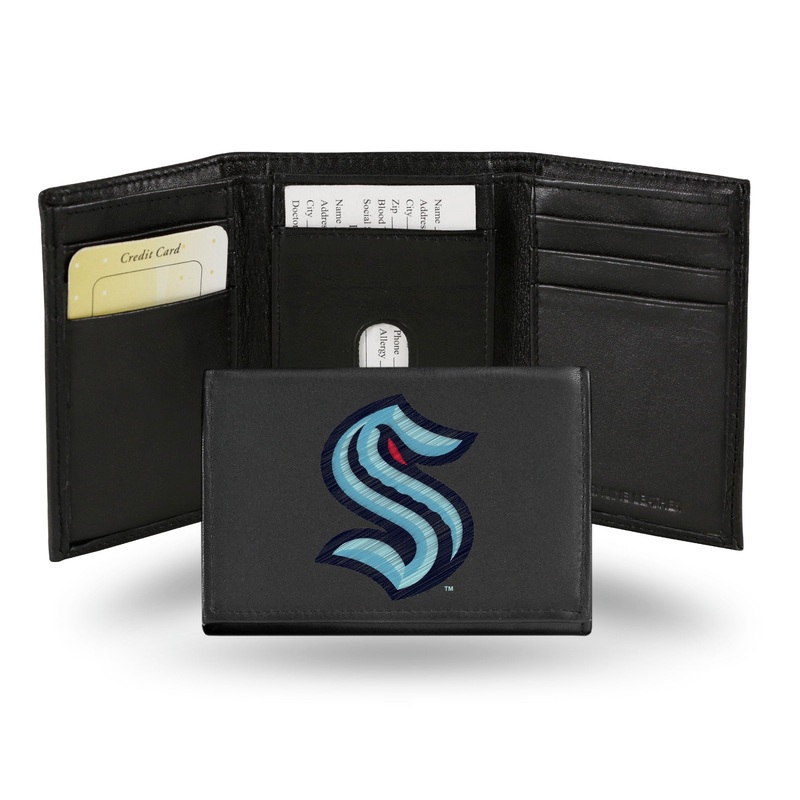 NHL Seattle Kraken Embroidered Tri-Fold Wallet