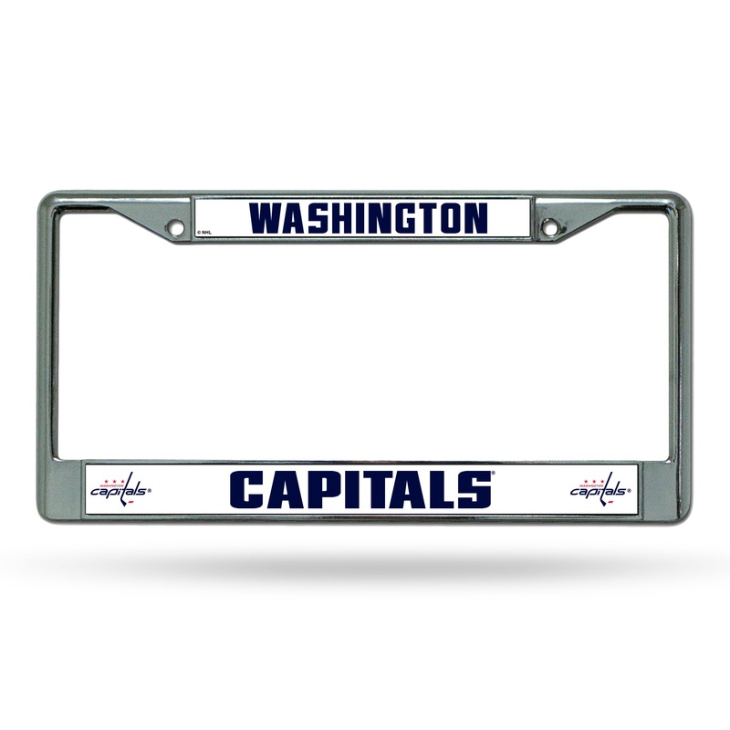 NHL Washington Capitals Chrome License Plate Frame